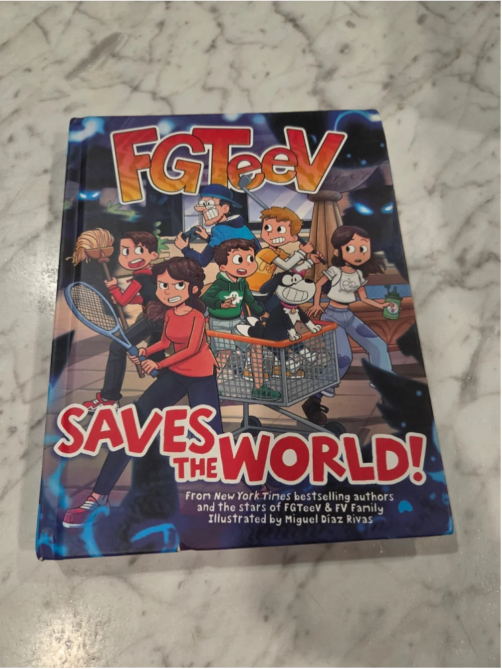 FGTeeV Saves the World Hardcover Book One Size Multi-color